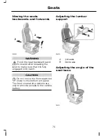 Предварительный просмотр 77 страницы Ford 2006 Transit Owner'S Handbook Manual