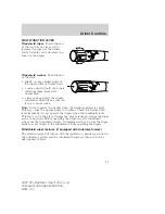 Предварительный просмотр 87 страницы Ford 2007 07+ Explorer Sport Trac Owner'S Manual