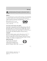 Preview for 239 page of Ford 2007 07+ Explorer Sport Trac Owner'S Manual