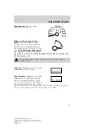 Предварительный просмотр 17 страницы Ford 2007 E-150 Owner'S Manual