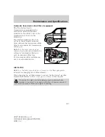 Предварительный просмотр 237 страницы Ford 2007 E-150 Owner'S Manual