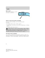 Предварительный просмотр 44 страницы Ford 2007 Escape Owner'S Manual