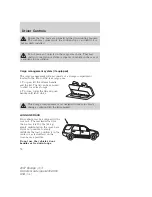 Предварительный просмотр 72 страницы Ford 2007 Escape Owner'S Manual