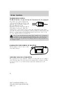 Предварительный просмотр 58 страницы Ford 2007 F-250 Super Duty Pickup Owner'S Manual