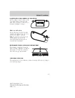 Предварительный просмотр 69 страницы Ford 2007 Freestyle Owner'S Manual