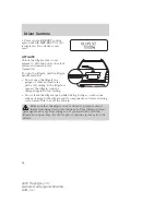 Предварительный просмотр 94 страницы Ford 2007 Freestyle Owner'S Manual