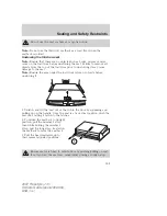 Предварительный просмотр 125 страницы Ford 2007 Freestyle Owner'S Manual