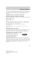 Предварительный просмотр 243 страницы Ford 2007 Freestyle Owner'S Manual