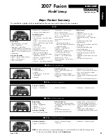 Preview for 5 page of Ford 2007 Fusion Brochure & Specs