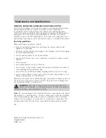 Preview for 123 page of Ford 2007 Low Cab Forward Truck Supplement Manual