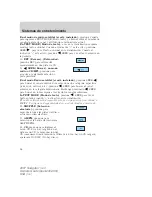 Preview for 26 page of Ford 2007 Navigator (Spanish) Owner'S Manual