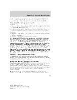 Preview for 33 page of Ford 2007 Navigator (Spanish) Owner'S Manual