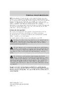 Preview for 61 page of Ford 2007 Navigator (Spanish) Owner'S Manual