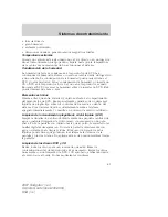 Preview for 63 page of Ford 2007 Navigator (Spanish) Owner'S Manual