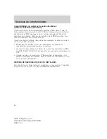 Preview for 64 page of Ford 2007 Navigator (Spanish) Owner'S Manual