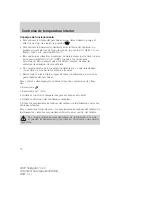 Preview for 70 page of Ford 2007 Navigator (Spanish) Owner'S Manual