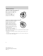 Preview for 72 page of Ford 2007 Navigator (Spanish) Owner'S Manual