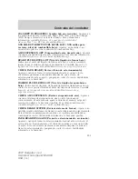 Preview for 121 page of Ford 2007 Navigator (Spanish) Owner'S Manual