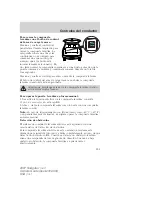 Preview for 125 page of Ford 2007 Navigator (Spanish) Owner'S Manual