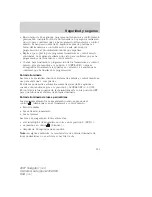 Preview for 141 page of Ford 2007 Navigator (Spanish) Owner'S Manual