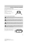 Preview for 149 page of Ford 2007 Navigator (Spanish) Owner'S Manual