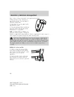 Preview for 158 page of Ford 2007 Navigator (Spanish) Owner'S Manual