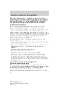 Preview for 164 page of Ford 2007 Navigator (Spanish) Owner'S Manual