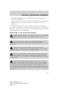 Preview for 167 page of Ford 2007 Navigator (Spanish) Owner'S Manual