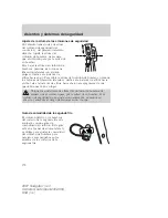 Preview for 172 page of Ford 2007 Navigator (Spanish) Owner'S Manual