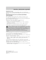 Preview for 179 page of Ford 2007 Navigator (Spanish) Owner'S Manual