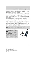 Preview for 187 page of Ford 2007 Navigator (Spanish) Owner'S Manual