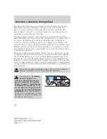 Preview for 190 page of Ford 2007 Navigator (Spanish) Owner'S Manual