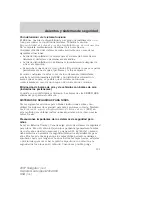 Preview for 191 page of Ford 2007 Navigator (Spanish) Owner'S Manual