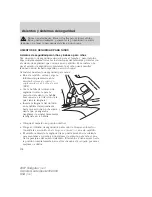 Preview for 196 page of Ford 2007 Navigator (Spanish) Owner'S Manual