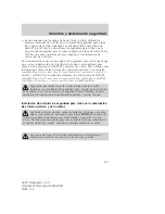 Preview for 197 page of Ford 2007 Navigator (Spanish) Owner'S Manual