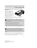 Preview for 207 page of Ford 2007 Navigator (Spanish) Owner'S Manual