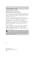 Preview for 208 page of Ford 2007 Navigator (Spanish) Owner'S Manual