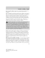 Preview for 213 page of Ford 2007 Navigator (Spanish) Owner'S Manual