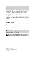 Preview for 218 page of Ford 2007 Navigator (Spanish) Owner'S Manual