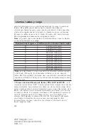 Preview for 222 page of Ford 2007 Navigator (Spanish) Owner'S Manual