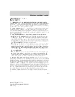 Preview for 223 page of Ford 2007 Navigator (Spanish) Owner'S Manual