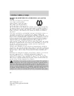 Preview for 226 page of Ford 2007 Navigator (Spanish) Owner'S Manual