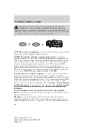 Preview for 236 page of Ford 2007 Navigator (Spanish) Owner'S Manual