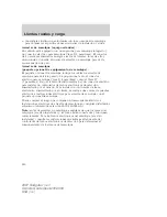 Preview for 240 page of Ford 2007 Navigator (Spanish) Owner'S Manual