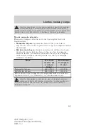 Preview for 243 page of Ford 2007 Navigator (Spanish) Owner'S Manual