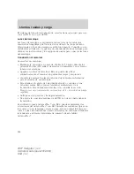 Preview for 246 page of Ford 2007 Navigator (Spanish) Owner'S Manual