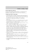 Preview for 247 page of Ford 2007 Navigator (Spanish) Owner'S Manual