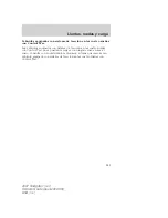 Preview for 249 page of Ford 2007 Navigator (Spanish) Owner'S Manual