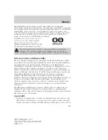 Preview for 255 page of Ford 2007 Navigator (Spanish) Owner'S Manual