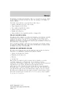 Preview for 263 page of Ford 2007 Navigator (Spanish) Owner'S Manual